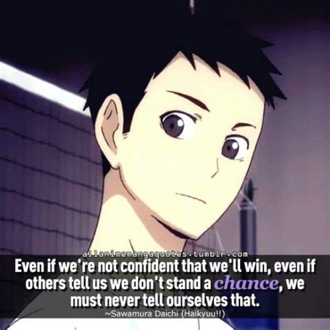 Upload an avatar with the keyword shōyō hinata to associate a pic with this quote. 19 Haikyuu Quotes Absolutely Worth Sharing! - Page 3 of 5 ...