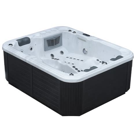 3 person outdoor balboa hot tub spa with hot sale luxurious hot tub with swim whirlpool china