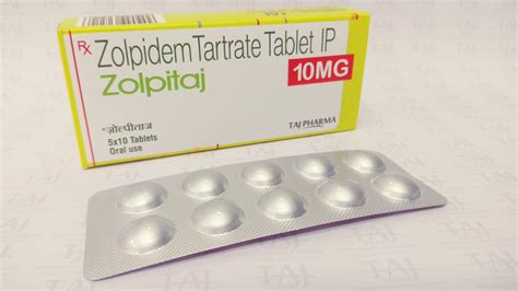 Zolpidem Tartrate Tablet Ip 10mg Manufacturer And Pan In India