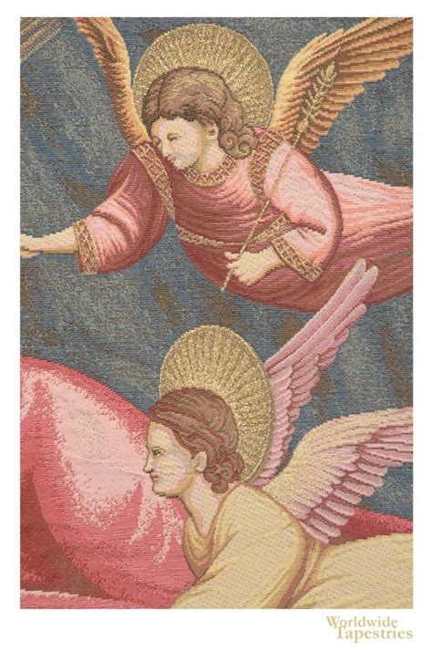 Nativity Giotto Religious And Angel Tapestries Worldwide Tapestries
