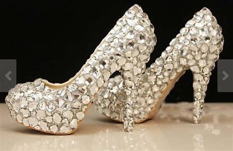 New Arrival Elegant Diamond Wedding Shoes Fashion Crystal High Heels