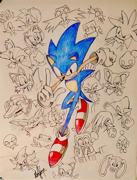 Sonic The Hedgehog By Artfrog75 By Artfrog75 On Deviantart