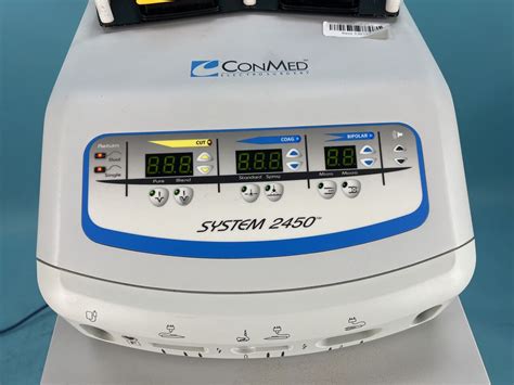 Used Conmed 60 2450 120 System 2450 Electrosurgical Unit