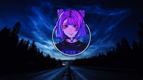 Wallpaper Anime Girls Dark Night Japan Road Picture In Picture