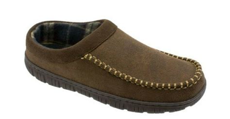 George Mens Brown Rugged Slip On Clog Slippers Shoes S Xl Ebay