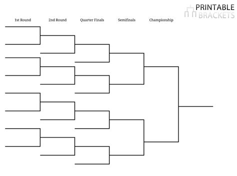 Maybe you would like to learn more about one of these? Bracket Template | Printable Bracket Template
