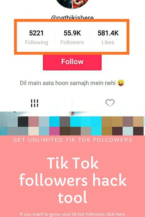 Tik Tok Followers Hack Tool How To Get Followers Tool Hacks Heart App