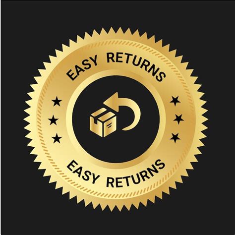 Premium Vector Easy Returns Vector Logo Trust Badges Easy Returns Icons