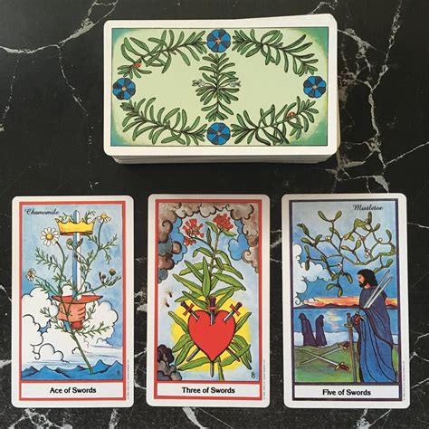 Herbal Tarot Deck By Tierra And Cantin Etsy