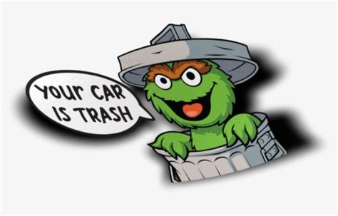 Oscar The Grouch Angry Clipart Oscar The Grouch Png Free