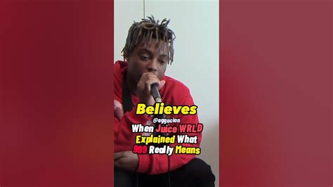 Juice Wrld Explains What 999 Really Means Youtube