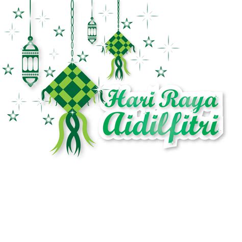 Selamat Hari Raya Aidilfitri Islamische Dekoration Design Png