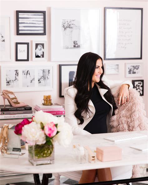 Rachel Parcell Pink Peonies Office Reveal Girl Boss Office Decor