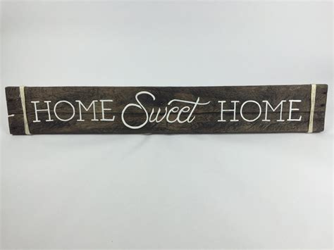 Home Sweet Home Reclaimed Wood Sign By Sugarmaplelane On Etsy