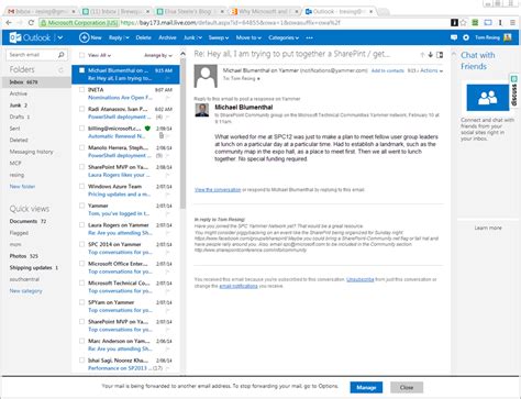 Versus Outlook Web App In Office 365 Tom Resings