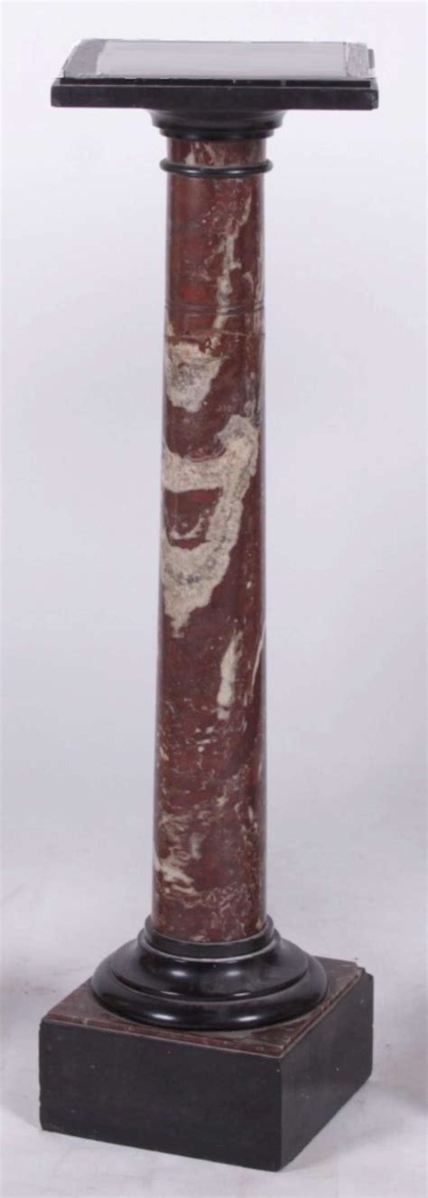 Sold Price Antique Marble Display Pedestal Or Column May 1 0120 10