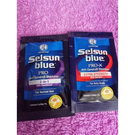 Selsun Blue Anti Dandruff Shampoo Sachet 6g Shopee Philippines