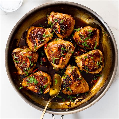 Sweet And Spicy Roasted Chicken Thighs Simply Delicious