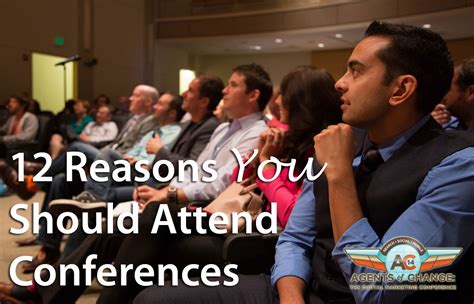 12 Reasons You Should Attend Conferences