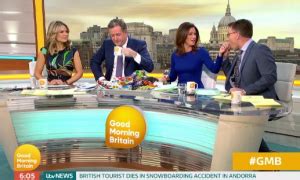 Susanna Reid Horrified As Richard Arnold Puts Her Finger In His Mouth