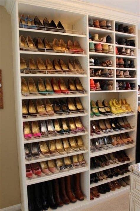 You can feel free to contact one of our design consultants by phone to review so they can work up a design for you. Traditional Closet | Shoe organization closet, Closet shoe ...