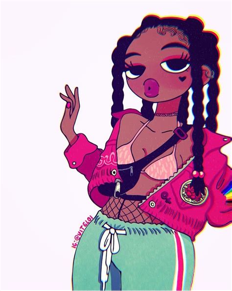 Igviteloi Black Girl Art Black Girl Cartoon Black Women Art