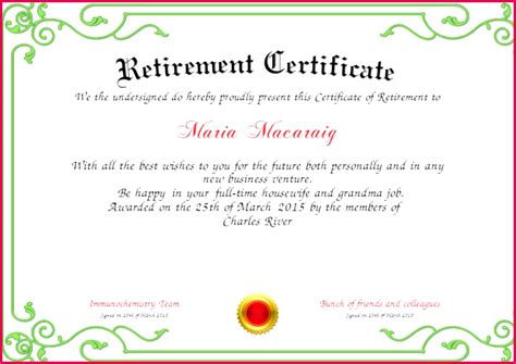 3 Retirement Certificate For Navy Template 07158 Fabtemplatez