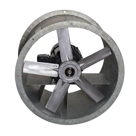 Df Series Hot Dipped Galvanized Steel Tube Axial Duct Fans Direct
