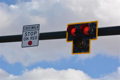 Pedestrian Hybrid Traffic Beacons Promote Pedestrian Safety Town Of