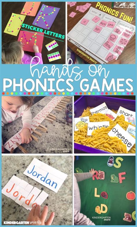 Hands On Phonics Games For Your Students Kindergarten Smarts