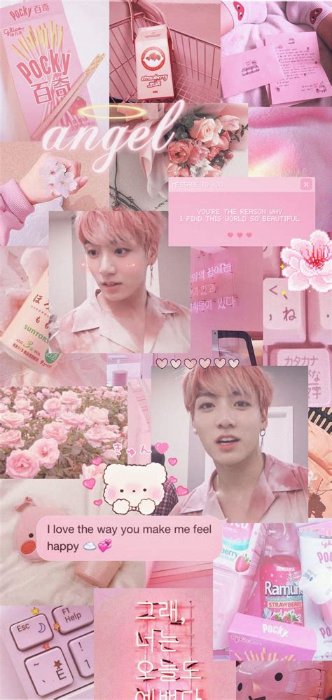 See more of aesthetic pink on facebook. Jungkook Pink Aesthetic Wallpapers - Wallpaper Cave