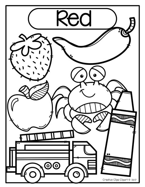 Preschool Coloring Pages Learning Colors And Alphabet Activities