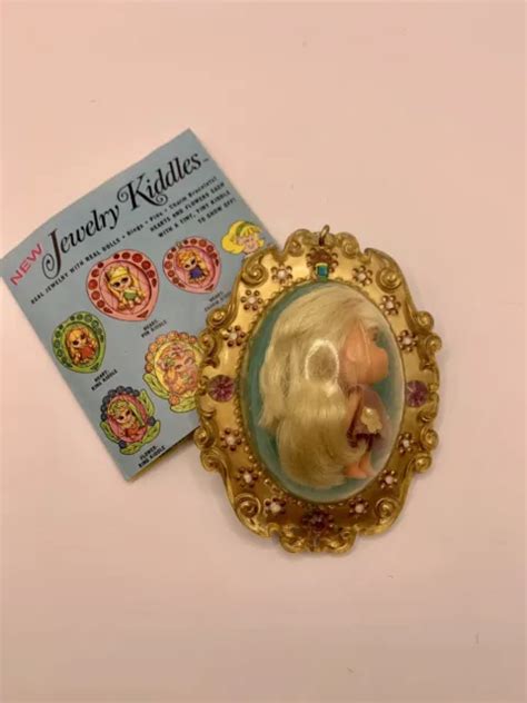 Vintage Liddle Kiddles Lucky Locket Lilac Doll In Frame Mattel W Advert Picclick