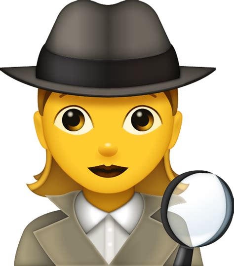 Detective Emoji Woman Free Download All Emojis Emoji Island