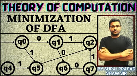 80 Theory Of Computation Minimization Of Dfa By State Partition Table