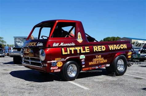 Bill Mavericks 1965 Little Red Wagon Drag Racing Cars Dodge Muscle
