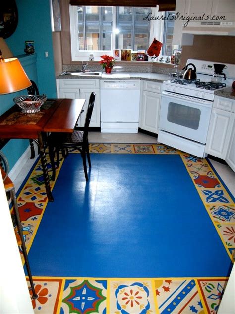 Canvas Floor Cloths Kitchen Flooring Ideas