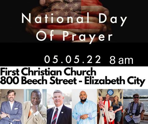 National Day Of Prayer Service First Christian Church Of Elizabeth
