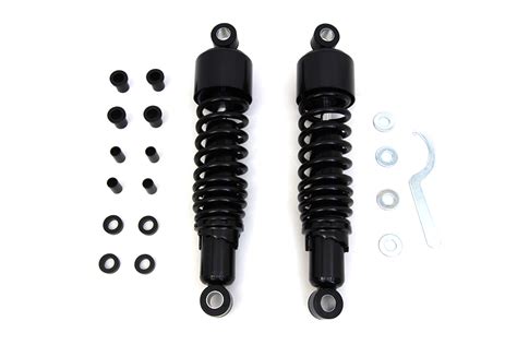 Vtwin 125 Black Rear Coil Shocks 1995 2016 Harley Touring Flt Flhr