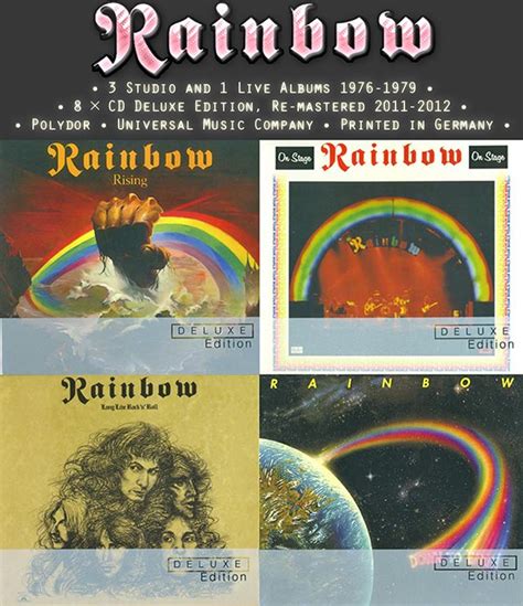 Rainbow Discography Deluxe Edition Bonus 10 X Cd • Polydor Re