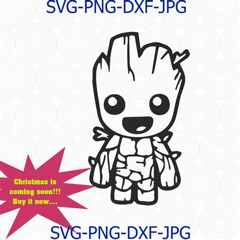 Groot Svg Baby Groot Svg Dxf Png Avengers Svg Guardians Inspire