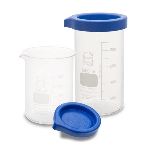 Elmasonic 1000ml Glass Beaker And Secured Plastic Cover