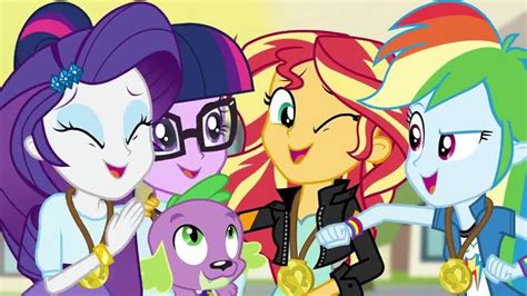 You should be able to tell it's related without reading the title. #1127095 - equestria girls, friendship games, human ...