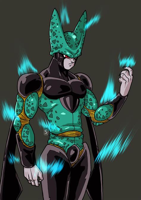 Cell appears in this form in dragon ball z: Perfect God Cell by Blood-Splach on DeviantArt | Dragon ...