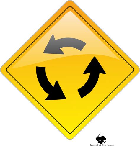 Circular Intersection Warning Icons Png Free Png And Icons Downloads