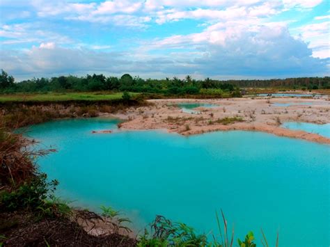 Danau Biru Blue Lake The Blue Color Lake In Singkawang West Sumatra