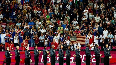 Maybe you would like to learn more about one of these? Team USA stand on the podium after winning the gold medal ...