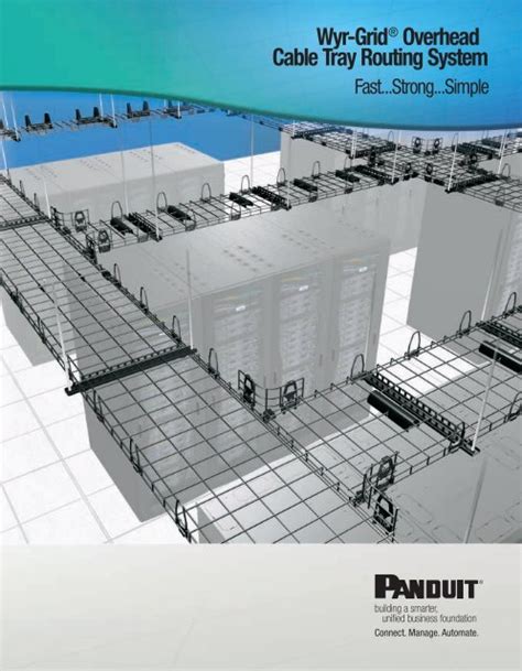 Wyr Grid Overhead Cable Tray Routing System Panduit