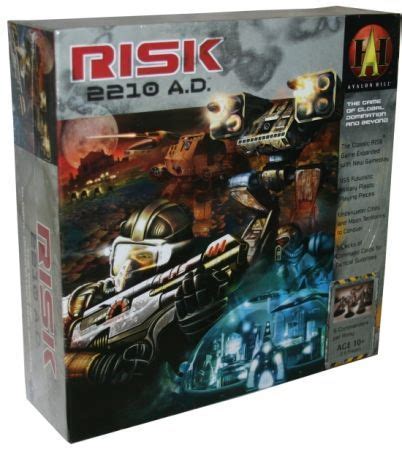 Risk (en inglés, riesgo) es un juego de mesa de carácter estratégico, creado por albert lamorisse en 1950 y comercializado desde 1958 por la empresa parker brothers (actualmente, parte de hasbro). Risk 2210 AD - Habemus Juegos