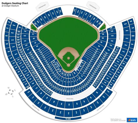 Dodger Stadium Seating Chart With Row Letters